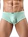 iKingsky Men's Cotton Boxer Briefs Underwear Sexy Low Rise Men Pouch Boxer Shorts (Medium, 4 Pack)