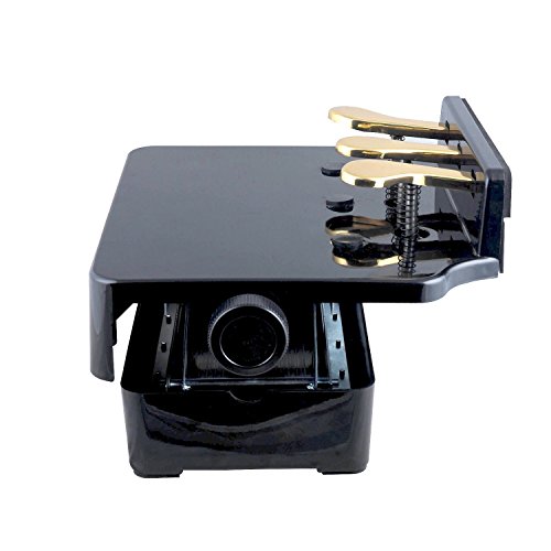 Soarun Adjustable Piano Pedal Extender Bench (Black)