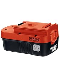 Black & Decker HPB18-OPE paquete de baterías para herramientas eléctricas de 18 V, 1, Negro