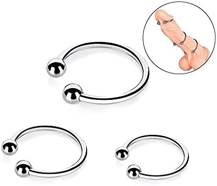 BBT Ring stainless steel lower body ring enhances men's functional toys, 3 pieces