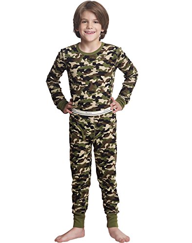 Hanes X-Temp Boys` Thermal Set, 34500, L, Camo