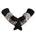 LETHMIK Womens&Girls Thick Knit Gloves Warm Winter Colorful Glove with Wool Lined Black