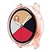 LeafBoat Comaptible Ultra-Thin Soft TPU Protection Silicone Protective Frame Cover for Samsung Galaxy Watch Active (40mm) Smartwatch (Pink)