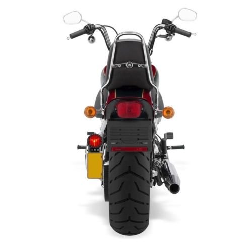 image for c&y BADASS SHARKS Motorcycle Side Mount License Plate Bracket Signal B