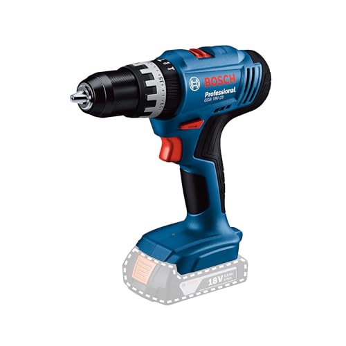 Bosch Professional 18V System perceuse-visseuse à percussion sans fil GSB 18V-25 (Ø vis max. 10 mm) Battery Powered