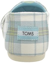 TOMS Women's Alpargata Loafer Flat, Mineral Blue