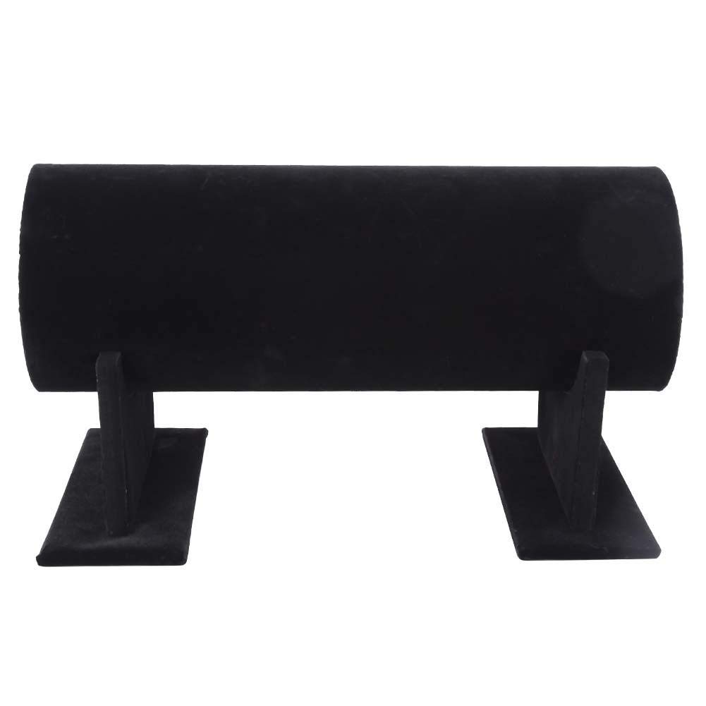 Fdit Black Headband Organizer Hair Necklace Holder Rack Jewelry Display Stand Display Accessory for Home Organization