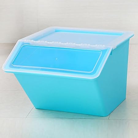 Qilt Seitlich zu öffnende Aufbewahrungsbox aus Kunststoff stapelbar