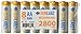 SunLabz AA Rechargeable Batteries, High Capacity NiMH, 8 Pack