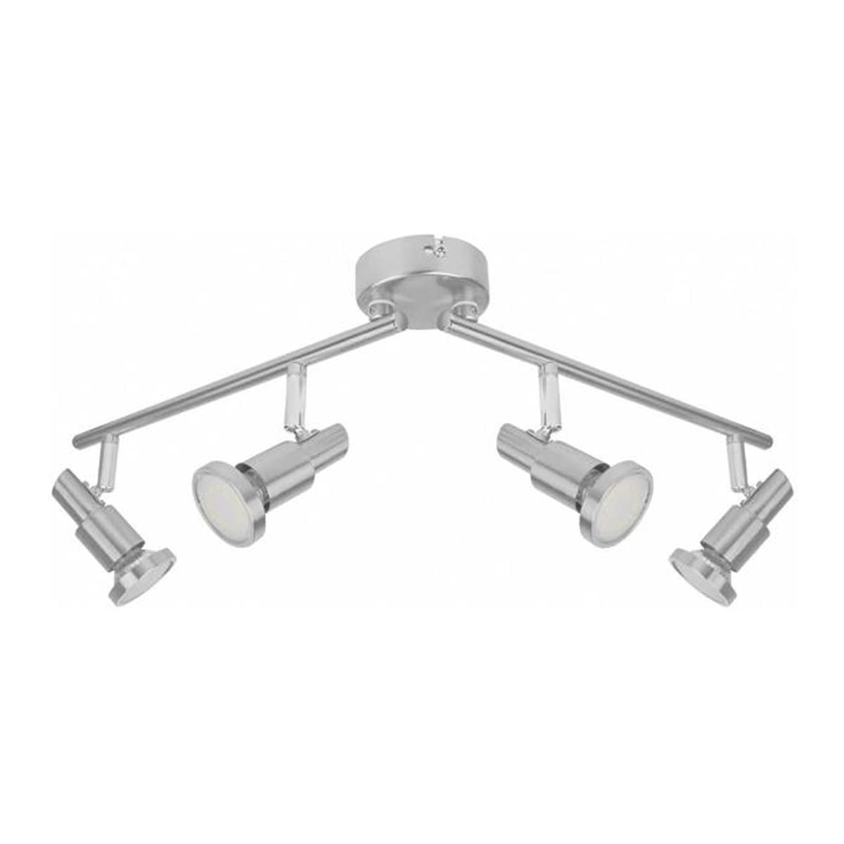 Spotlight LED lamp: for ceiling, GU10, LED SPOT / 12 W, 220…240 V, beam angle: 120°, Warm White, 2700 K, body material: aluminum, IP20, 1-pack