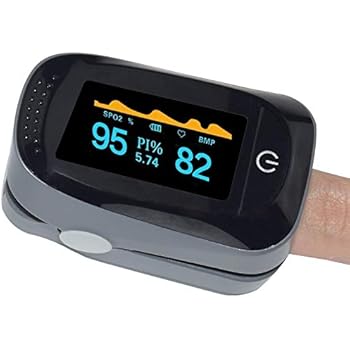 Amazon.com: Fingertip Pulse Oximeter Portable Digital Blood Oxygen FDA