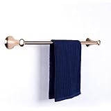 Bathroom Towel Bar Space Aluminum Wall Mounted Towel Rack Hanging Towel Hanger 24-Inch Contemporary Style,Polished Golden