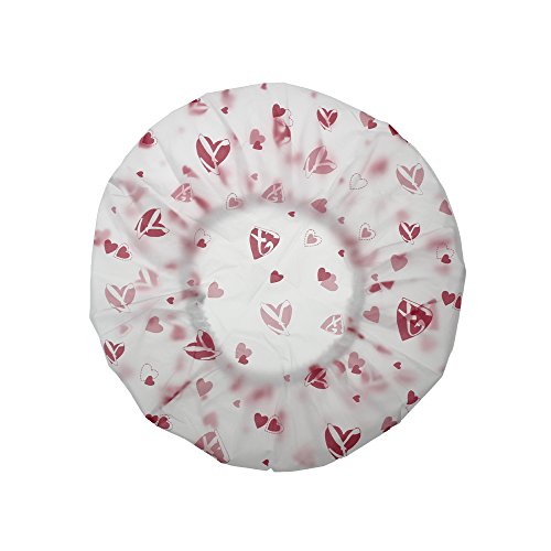 LJY 13 Pieces Assorted Shower Caps Elastic Waterproof Plastic Bathing Salon Hair Cap Lady Salon Hat