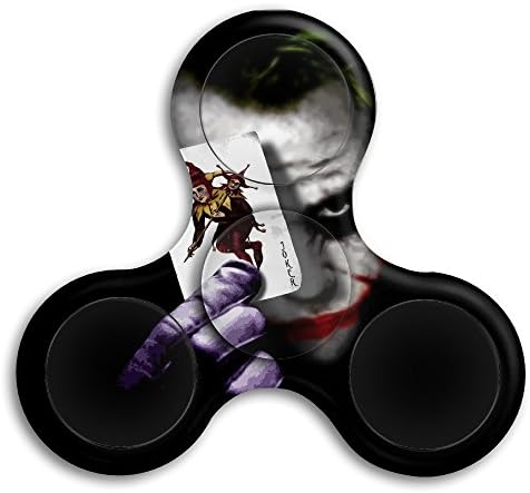 Tri-Spinner Fidget Toy Hand Spinner Camouflage Suicide Squad Joker Premium Quality EDC Focus Toy For Kids &amp; Adults - Best Stress Reducer Relieves ADHD &amp; Boredom