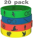 20 pc Harry Potter Silicon Wristbands / Kids Party Favors (Child, Harry Potter 4)