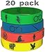 20 pc Harry Potter Silicon Wristbands / Kids Party Favors (Child, Harry Potter 4)