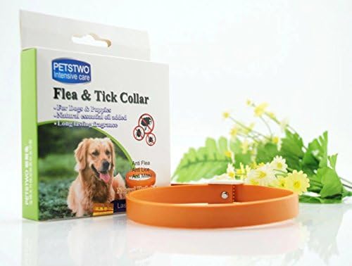 PETSTWO Natural and Waterproof Flea & Tick Collar with Adjustable Strap Essuntial Oil Added Pet EasyDefense for All Kinds of Pets