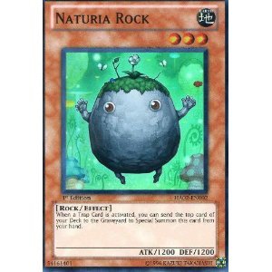 Yu-Gi-Oh! - Naturia Rock (HA02-EN002) - Hidden Arsenal 2 - 1st Edition - Super Rare
