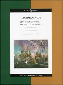 ラフマニノフ: ピアノ協奏曲 第1番、第2番/ブージー ＆ ホークス社/大型スコア