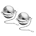 BESTonZON 2PCS Tea Strainer 2.2 Inch Ultra Fine 304 Stainless Steel Tea Infuser for Loose Tea