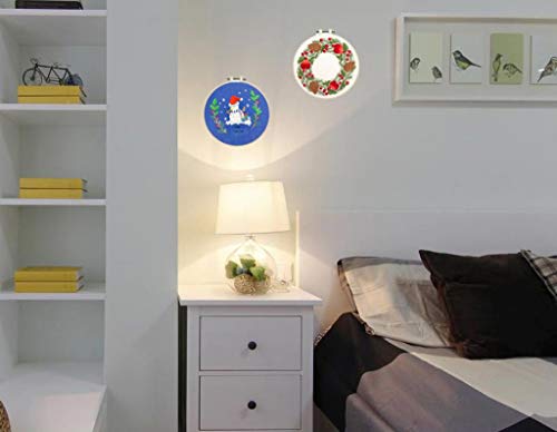 image for Louise Maelys 2 Pack Embroidery Starter Kit Christmas Cross Stitch Ful