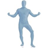 Aniler Men's and Women's Spandex Full Body Zentai Costume Bodysuit