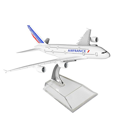 France Airbus 380 16cm Metal Airplane Models Child Birthday Gift Plane Models Home Decoration