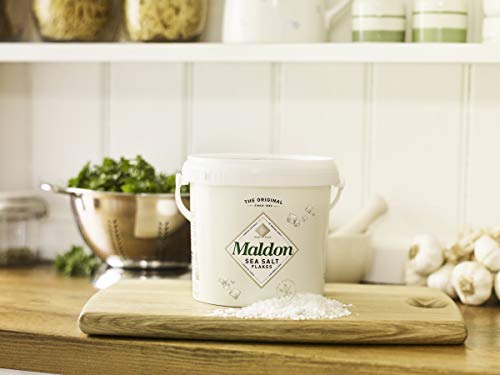 Maldon Salt, Sea Salt Flakes, 3.1 lb, Bulk Tub, Kosher, Natural, Handcrafted, Gourmet, Pyramid Crystals - Image 6