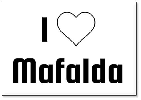Mundus Souvenirs - Amo Mafalda, Imán para Nevera (diseño 3 ...