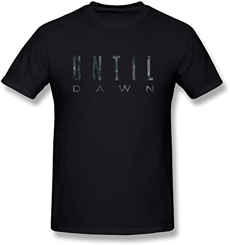 ToWi Men's Until Dawn Logo Short Sleeve T-shirt Black L