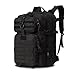 LeisonTac Military Tactical Backpack, Hydration Back Pack, 3 Day Assault Pack, Camping Rucksack with ISO Standard, 42L (Black)