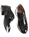 Boys Shiny Black Tuxedo Shoes, Round Toe Style in Infant to Boys Sizes