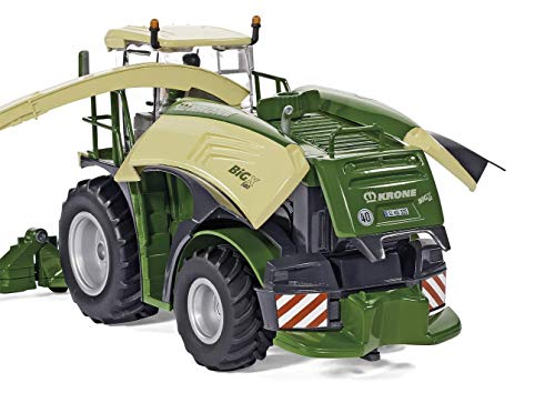siku 4066, Krone BiG X 580 Maishäcksler, 1:32, Metall/Kunststoff, Grün/Beige, Faltbares Maisgestell, Lenkbare… – Bild 5