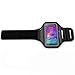 Note 4 Armband: Stalion Sports Running & Exercise Gym Sportband for Samsung Galaxy Note 4 & Note Edge (Jet Black) Water Resistant + Sweat Proof + Key Holder + ID/Credit Card/Money Holder