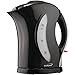 Brentwood Appliances KT-1618 1.7-Liter Cordless Plastic Tea Kettle, 1, Black