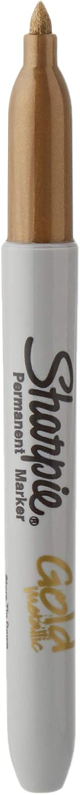 Sharpie Metallic Permanent Markers Fine Point Gold 12 Count view 4