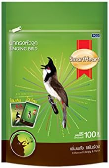 SmartHeart Singing Bird Food Enhanced Energy &amp; Voice Formula (3.53 oz) 100g -1 Pack
