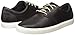 crocs Men's CitiLane Leather Lace-up Flat, Espresso/White, 12 M US