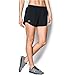 Under Armour womens Fly By Running Shorts, Black (002)/Reflective, Large