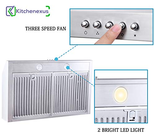1 Kitchenexus+Stainless+ductless+Cabinet+Lighting