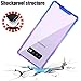 BAISRKE Galaxy S10 Plus Case, Shock Absorption Flexible TPU Soft Edge Bumper Anti-Scratch Rigid Slim Protective Cases Hard Plastic Back Cover for Galaxy S10 Plus - Blue Purple Gradient