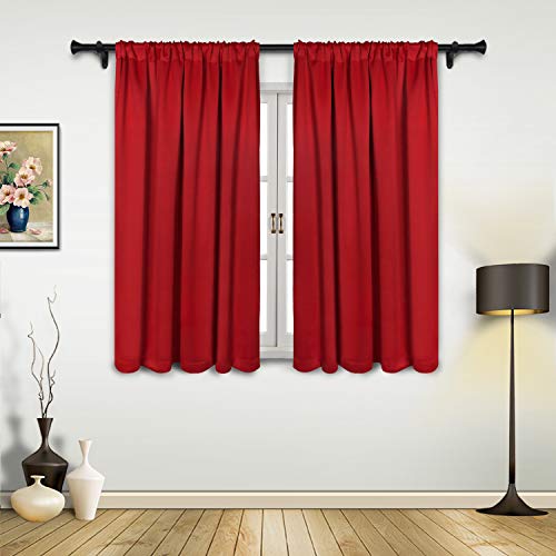 image for SUO AI TEXTILE Blackout Curtains Rod Pocket Room Darkening Thermal Ins