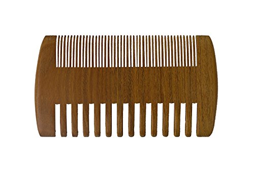 Mr Beard Comb | 4pcs Pure 2 in 1 Sandalwood Pocket Comb for Beard Hair Follicle