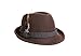 Britta Products Holiday Oktoberfest Wool Bavarian Alpine Hat - Brown Color - Size Extra Large (XL)