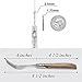 Laguiole by FlyingColors Dinner Forks Set Stainless Steel, Rubber Wood Handle, Gift Box, 6 Pieces