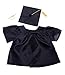 Graduation Gown w/Hat & Scroll Outfit Teddy Bear Clothes Fits Most 14