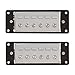 LYWS Mini Humbucker Pickups Bridge & Neck Set for 6 strings Electric Guitar Chrome