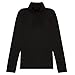 French Toast Big Girls' Long Sleeve Turtleneck, Black, 7/8