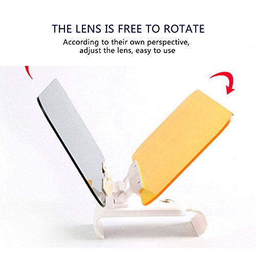 niceeshop Car Sun Visor Extension, 2018 Version 2 in 1 HD Day and Night Car Windshield Visor Eye Protector with Anti-UV/Anti-Dazzle/Anti-Glare Windshield Extender