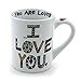 Our Name is Mud “I’ll Always Love You” Cuppa Doodle Porcelain Mug, 16 oz.